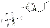 1-N-BUTYL-3-METHYLIMIDAZOLIUM TRIFLUOROMETHANESULPHONATE Struktur