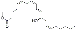 12(R)-HYDROXY-(5Z,8Z,10E,14Z)-EICOSATETRAENOIC ACID METHYLESTER Struktur