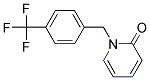 1-[4-(TRIFLUOROMETHYL)BENZYL]PYRID-2-ONE Struktur