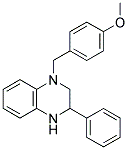 1-(4-METHOXYBENZYL)-1,2,3,4-TETRAHYDRO-3-PHENYLQUINOXALINE Struktur