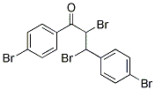 1,3-BIS(4-BROMOPHENYL)-2,3-DIBROMOPROPANONE Struktur