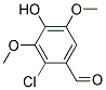 2-CHLOROSYRINGALDEHYDE Struktur