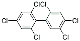 2.2'.4.4'.5.6'-HEXACHLOROBIPHENYL SOLUTION 100UG/ML IN HEXANE 2ML Struktur