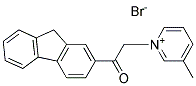 1-(9H-2-FLUORENYL)-2-(3-METHYL-1-PYRIDINIUMYL)-1-ETHANONE BROMIDE, TECH Struktur