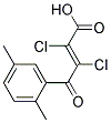 2,3-DICHLORO-4-(2,5-DIMETHYLPHENYL)-4-OXOBUT-2-ENOIC ACID, TECH Struktur