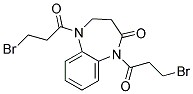 1,5-DI(3-BROMOPROPANOYL)-2,3,4,5-TETRAHYDRO-1H-1,5-BENZODIAZEPIN-2-ONE, TECH Struktur