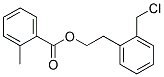 2-(CHLOROMETHYL)PHENETHYL 2-METHYLBENZOATE, TECH Struktur