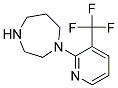 1-[3-(TRIFLUOROMETHYL)-2-PYRIDYL]-1,4-DIAZEPANE Struktur