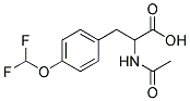 2-(ACETYLAMINO)-3-[4-(DIFLUOROMETHOXY)PHENYL]PROPANOIC ACID Struktur