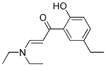 1-(5-ETHYL-2-HYDROXYPHENYL)-3-(DIETHYLAMINO)-2-PROPEN-1-ONE Struktur