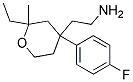 2-[2-ETHYL-4-(4-FLUOROPHENYL)-2-METHYLTETRAHYDROPYRAN-4-YL]-ETHYLAMINE Struktur