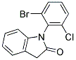 1-(2-BROMO-6-CHLOROPHENYL)INDOLIN-2-ONE Struktur