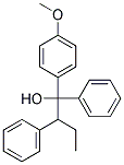 1-(4-METHOXYPHENYL)-1,2-DIPHENYLBUTAN-1-OL Struktur