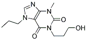 1-(3-HYDROXYPROPYL)-3-METHYL-7-PROPYLXANTHINE Struktur