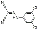 2-[2-(3,5-DICHLOROPHENYL)HYDRAZONO]MALONONITRILE, 95+% Struktur