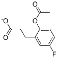 2-ACETOXY-5-FLUOROBENZYLACETAT Struktur