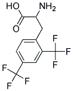 2,4-BIS(TRIFLUOROMETHYL)-DL-PHENYLALANIN Struktur