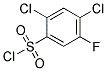 2,4-DICHLORO-5-FLUOROBENZENESULPHONYL CHLORID Struktur