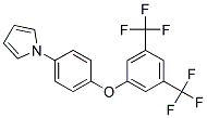 1-[4-[3,5-BIS(TRIFLUOROMETHYL)PHENOXY]PHENYL]PYRROL Struktur