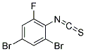 2,4-DIBROMO-6-FLUOROPHENYL ISOTHIOCYANAT Struktur