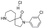 2-(3-CHLOROPHENYL)-2,7-DIAZASPIRO[4.5]DECAN-1-ONE HYDROCHLORIDE Struktur