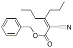 2-CYANO-3-PROPYL-HEX-2-ENOIC ACID BENZYL ESTER Struktur