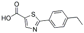 2-(4-ETHYL-PHENYL)-THIAZOLE-5-CARBOXYLIC ACID Struktur