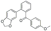 (2-BENZO[1,3]DIOXOL-5-YL-PHENYL)-(4-METHOXYPHENYL)-METHANONE Struktur