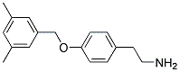 2-[4-(3,5-DIMETHYL-BENZYLOXY)-PHENYL]-ETHYLAMINE Struktur