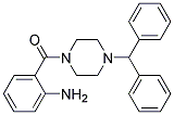 (2-AMINO-PHENYL)-(4-BENZHYDRYL-PIPERAZIN-1-YL)-METHANONE Struktur