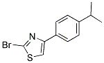 2-BROMO-4-(4-ISOPROPYL-PHENYL)-THIAZOLE Struktur