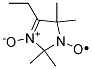 2,2,5,5-TETRAMETHYL-4-ETHYL-3-IMIDAZOLINE-3-OXIDE-1-OXYL FREE RADICAL Struktur