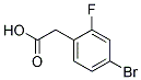 2-(4-BROMO-2-FLUOROPHENYL)ACETIC ACID Struktur