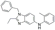 (1-BENZYL-2-ETHYL-1H-BENZOIMIDAZOL-5-YL)-O-TOLYL-AMINE Struktur