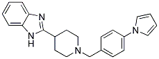 2-(1-[4-(1H-PYRROL-1-YL)BENZYL]PIPERIDIN-4-YL)-1H-BENZIMIDAZOLE Struktur