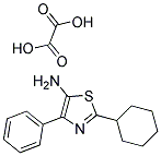 2-CYCLOHEXYL-4-PHENYLTHIAZOL-5-AMINE OXALATE Struktur