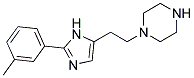 1-[2-(2-M-TOLYL-IMIDAZOL-4-YL)-ETHYL]-PIPERAZINE Struktur