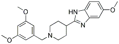 2-[1-(3,5-DIMETHOXYBENZYL)PIPERIDIN-4-YL]-5-METHOXY-1H-BENZIMIDAZOLE Struktur