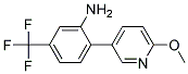 2-(6-METHOXY-PYRIDIN-3-YL)-5-TRIFLUOROMETHYL-PHENYLAMINE Struktur