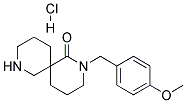 2-(4-METHOXYBENZYL)-2,8-DIAZASPIRO[5.5]UNDECAN-1-ONE HYDROCHLORIDE Struktur