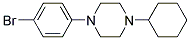 1-(4-BROMO-PHENYL)-4-CYCLOHEXYL-PIPERAZINE Struktur