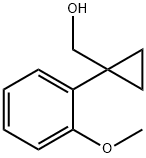 [1-(2-METHOXY-PHENYL)-CYCLOPROPYL]-METHANOL Struktur