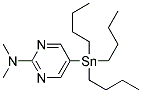 2-(DIMETHYLAMINO)-5-(TRIBUTYLSTANNYL)PYRIMIDINE Struktur