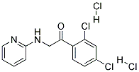 1-(2,4-DICHLORO-PHENYL)-2-(PYRIDIN-2-YLAMINO)-ETHANONE DIHYDROCHLORIDE Struktur