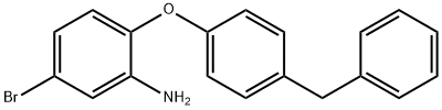 2-(4-BENZYLPHENOXY)-5-BROMOANILINE Struktur