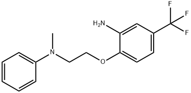 2-[2-(METHYLANILINO)ETHOXY]-5-(TRIFLUOROMETHYL)ANILINE Struktur