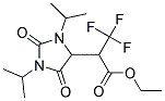 2-(1,3-DIISOPROPYL-2,5-DIOXO-IMIDAZOLIDIN-4-YL)-3,3,3-TRIFLUORO-PROPIONIC ACID ETHYL ESTER Struktur