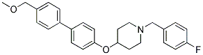 1-(4-FLUOROBENZYL)-4-([4'-(METHOXYMETHYL)BIPHENYL-4-YL]OXY)PIPERIDINE Struktur