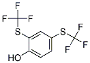 2,4-BIS[(TRIFLUOROMETHYL)THIO]PHENOL Struktur