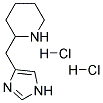 2-(1H-IMIDAZOL-4-YLMETHYL)-PIPERIDINE 2HCL Struktur